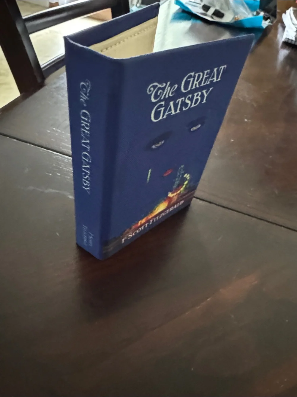 The Great Gatsby Navy Canvas Wallet